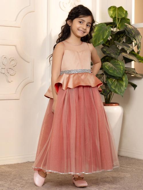 girls embellished sleeveless fit & flare dress - 21962521 - Very Small Image - 1