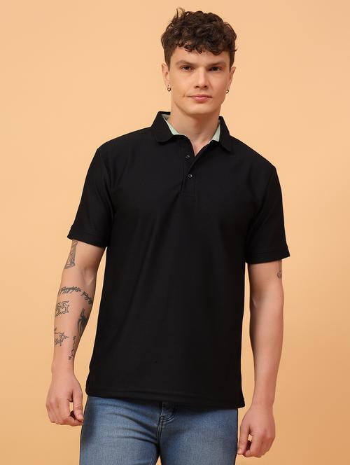 men striped short sleeve regular fit polo t-shirt - 21962899 - Very Small Image - 1