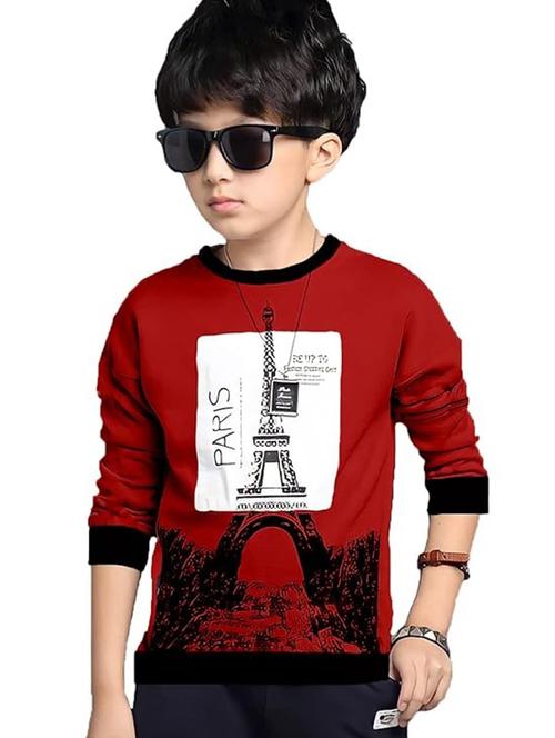 boys graphic printed long sleeve t-shirt - 21965019 - Very Small Image - 1