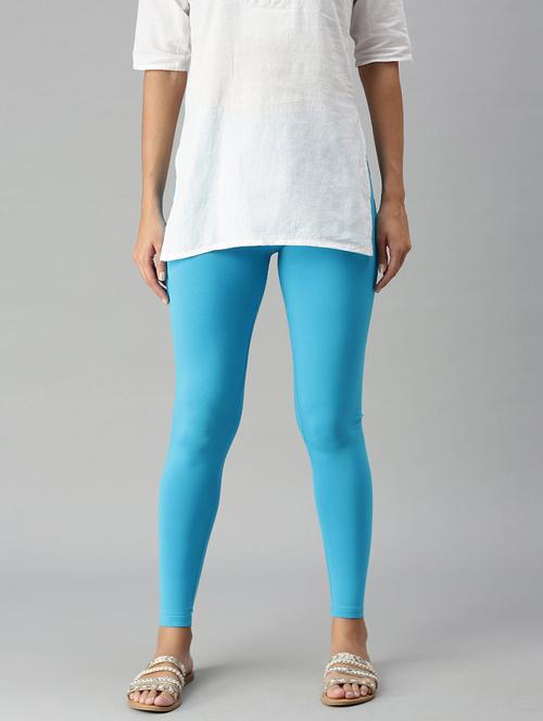 women solid mid rise ankle length legging - 21965035 - Very Small Image - 1