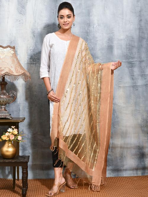 women mirror work casual wear dupatta  - 21965685 - Very Small Image - 1