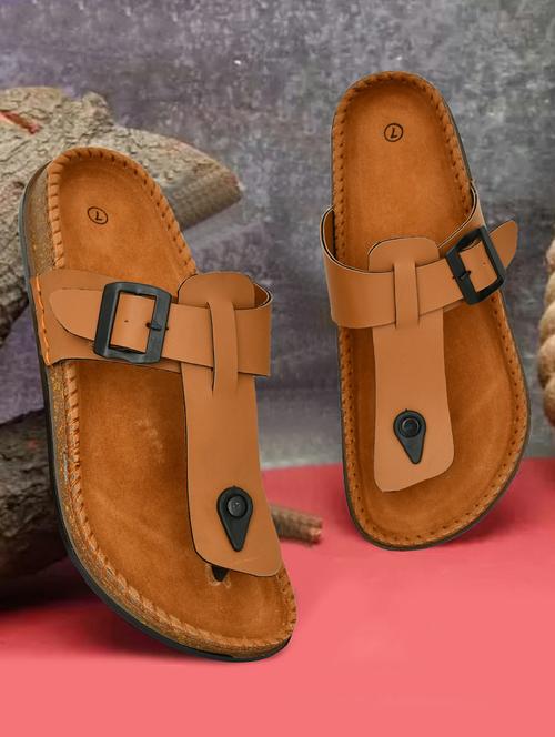 men solid toe separator sandal - 21966212 - Very Small Image - 1