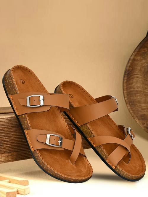 men solid toe separator sandal - 21966213 - Very Small Image - 1