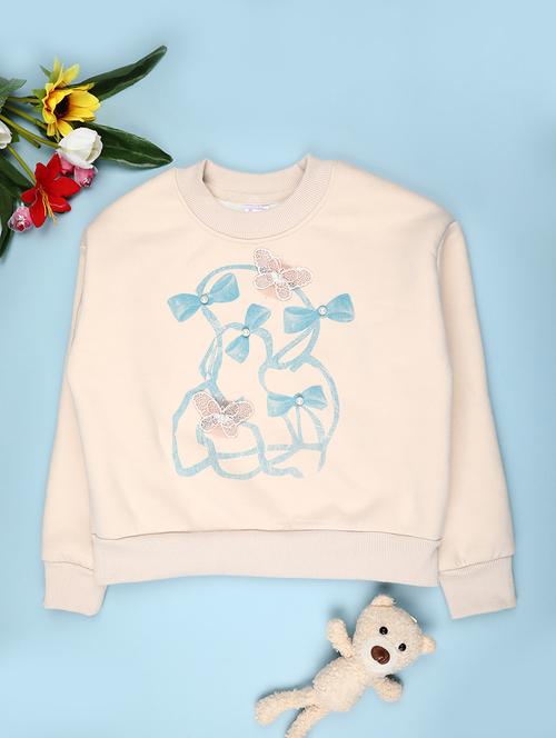 girls printed long sleeve sweatshirt - 21966248 - Very Small Image - 1