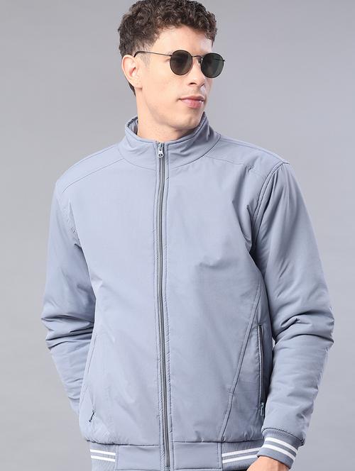 men solid long sleeve regualr fit casual jacket - 21966251 - Very Small Image - 1