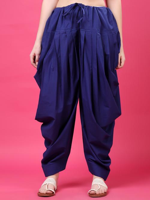 women solid mid rise patiyala salwar - 21968229 - Very Small Image - 1