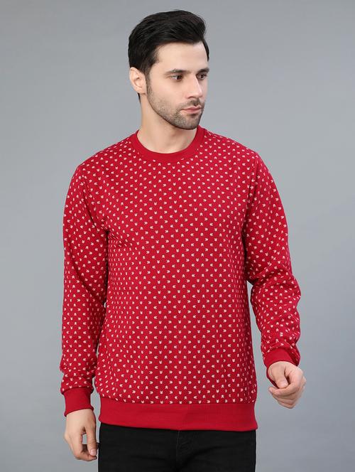men printed long sleeve sweatshirt - 21968399 - Very Small Image - 1