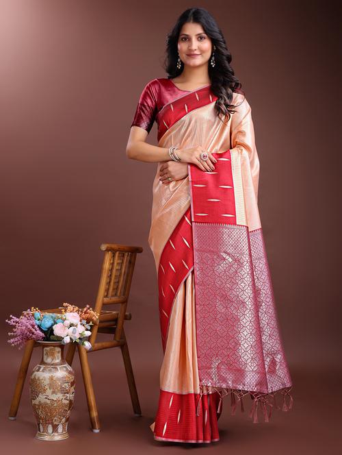 women self design southern silk saree with blouse - 21969179 - Very Small Image - 1