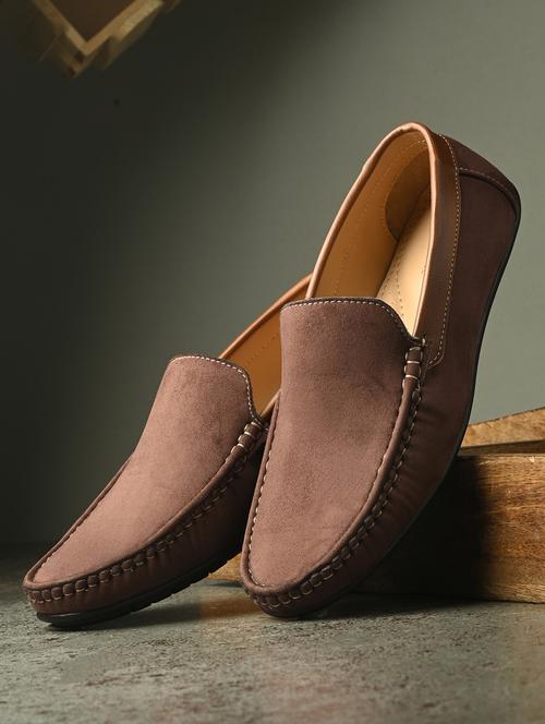 men solid slip on loafer - 21970197 - Very Small Image - 1