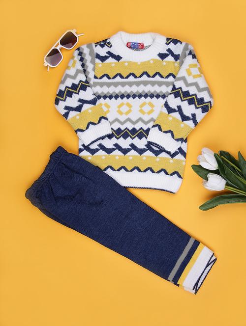 boys self design winterwear full length set - 21970514 - Very Small Image - 1