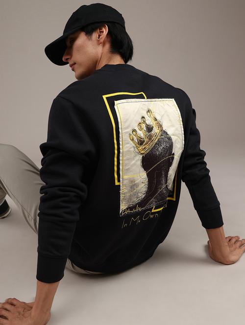 men printed long sleeve regular fit sweatshirt - 21970621 - Very Small Image - 1