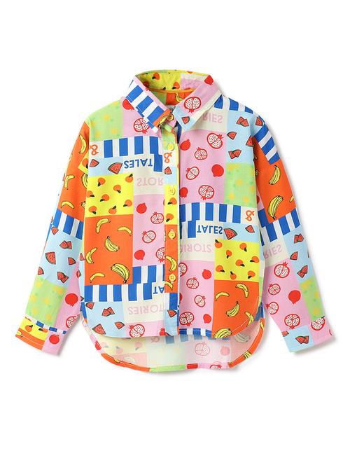 multi colored viscose shirts top - 21971177 - Very Small Image - 1