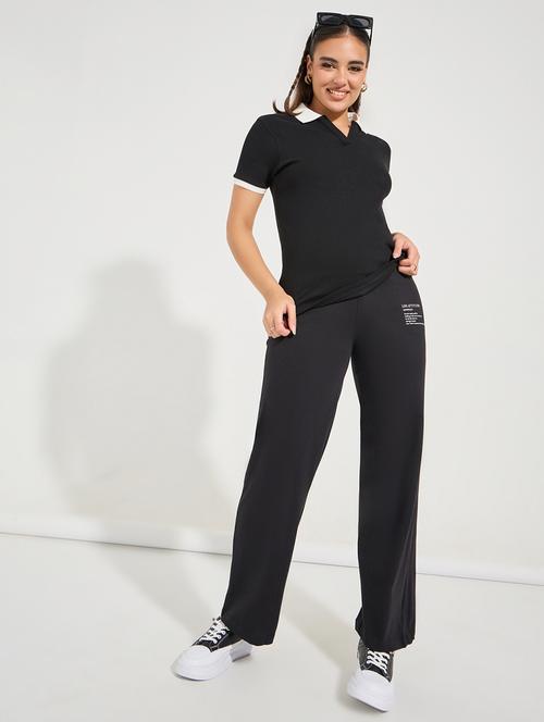 women printed t-shirt & trouser co-ord set - 21971202 - Very Small Image - 1