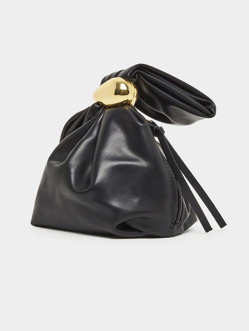 women black embellished pu handbag - 21971424 - Very Small Image - 1