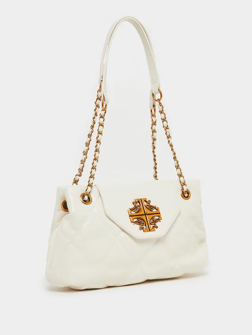 women white pu textured handbag - 21971449 - Very Small Image - 1