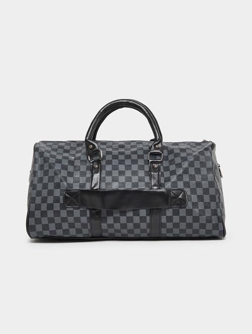  black checkered gym duffle bag - 21971461 - Very Small Image - 1
