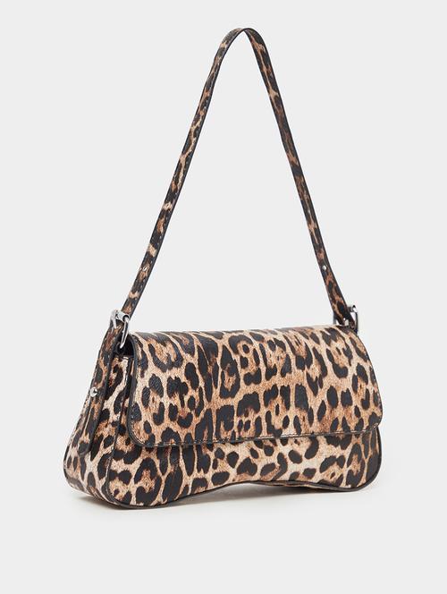 women brown leopard print shoulder handbag stylish - 21971469 - Very Small Image - 1