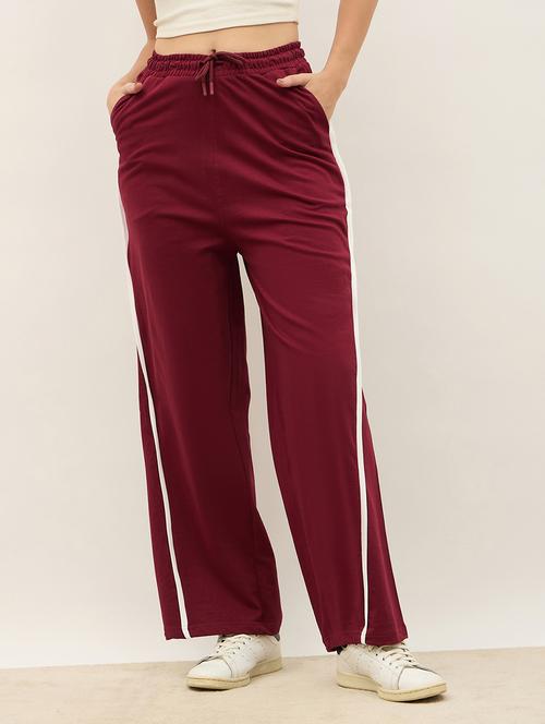 women tapered high rise track pant - 21971642 - Very Small Image - 1