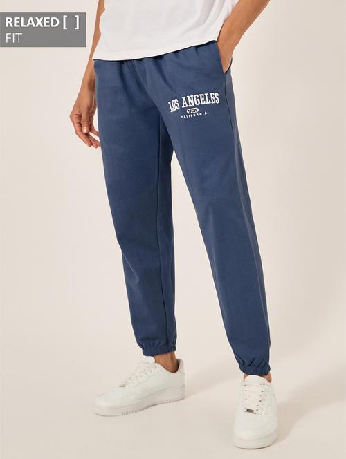 men printed mid rise relaxed fit jogger - 21971735 - Very Small Image - 1