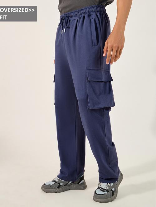 men solid mid rise relaxed fit cargo - 21971753 - Very Small Image - 1