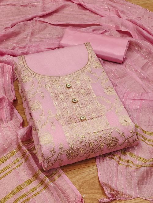 women self design embroidered unstitched suit set - 21972475 - Very Small Image - 1