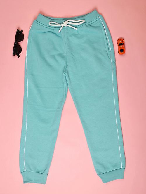 girls plain mid rise regular fit jogger - 21974363 - Very Small Image - 1
