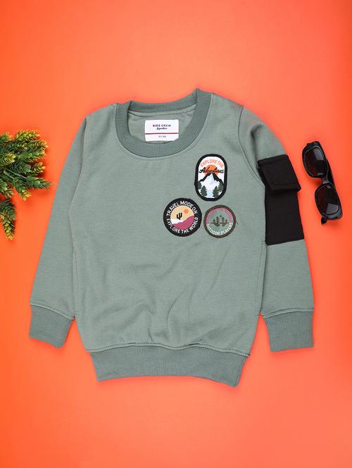 boys printed long sleeve sweatshirt - 21974443 - Very Small Image - 1