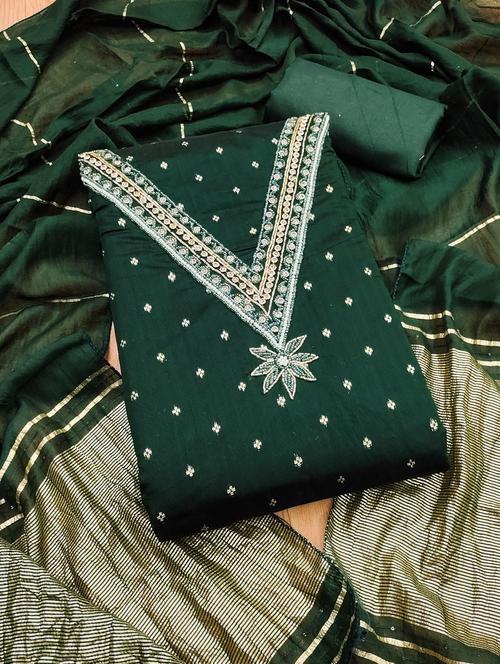 women self design embroidered unstitched suit set - 21974862 - Very Small Image - 1