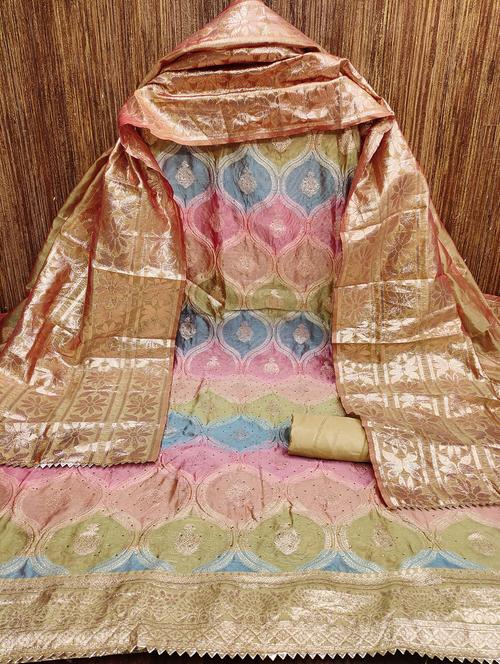 women self design unstitched suit set - 21975498 - Very Small Image - 1