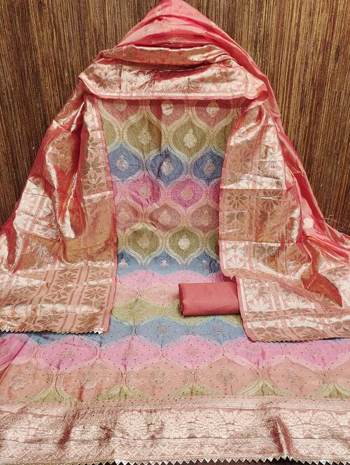 women self design unstitched suit set - 21975499 - Very Small Image - 1