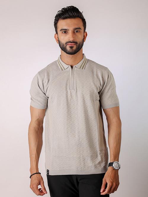 men self design short sleeve regular fit polo t-shirt - 21975724 - Very Small Image - 1