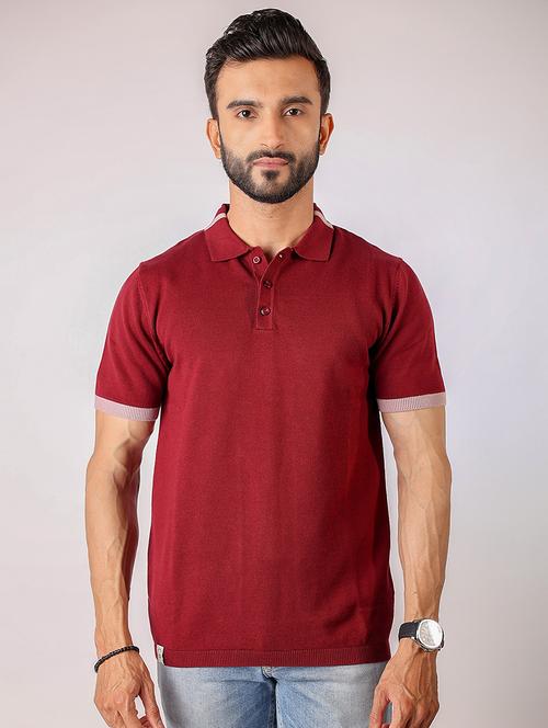 men solid short sleeve regular fit polo t-shirt - 21975740 - Very Small Image - 1
