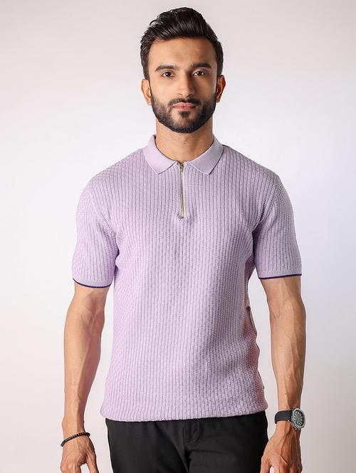 men self design short sleeve regular fit polo t-shirt - 21975745 - Very Small Image - 1