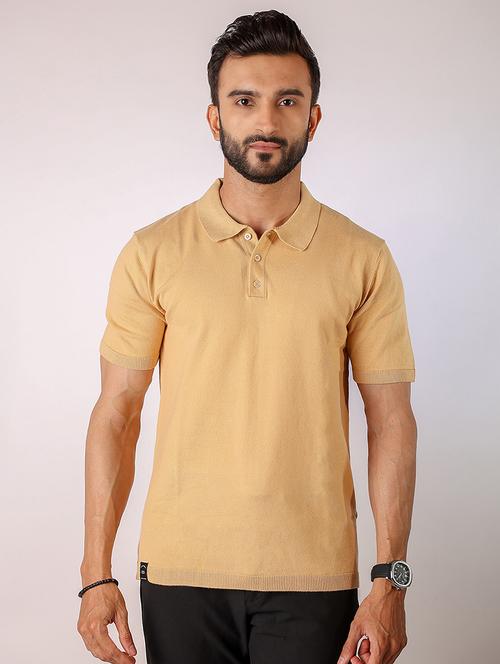 men solid short sleeve regular fit polo t-shirt - 21975747 - Very Small Image - 1