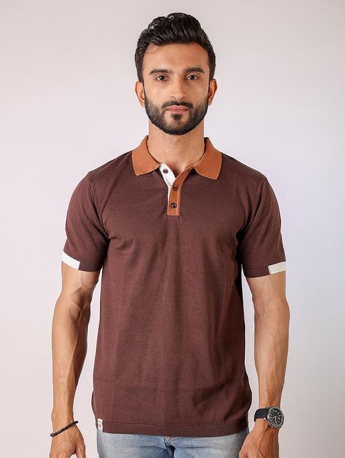 men solid short sleeve regular fit polo t-shirt - 21975767 - Very Small Image - 1