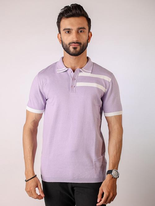 men striped short sleeve regular fit polo t-shirt - 21975771 - Very Small Image - 1