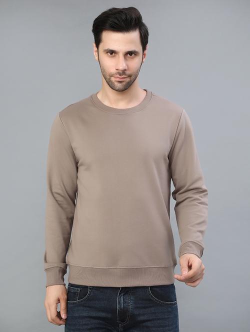 men solid long sleeve sweatshirt - 21977069 - Very Small Image - 1