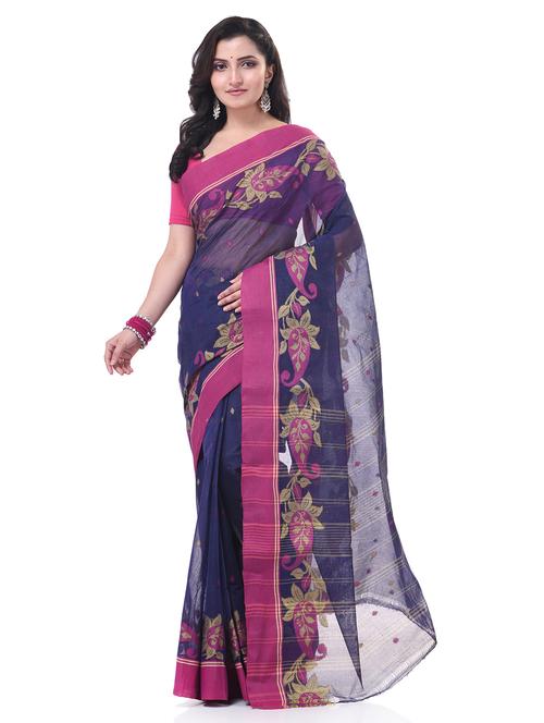 women self design handloom saree - 21977432 - Very Small Image - 1