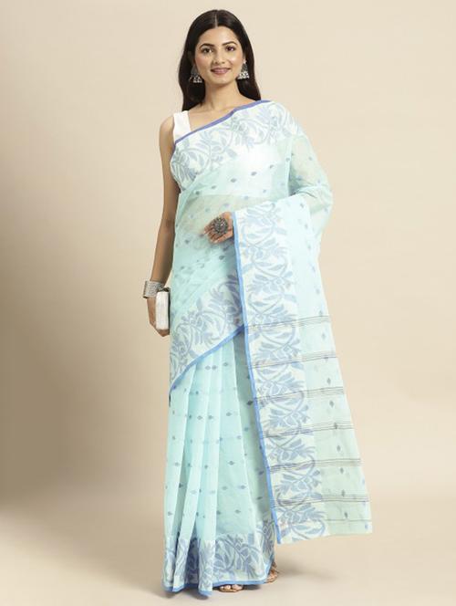 women self design handloom saree - 21977464 - Very Small Image - 1