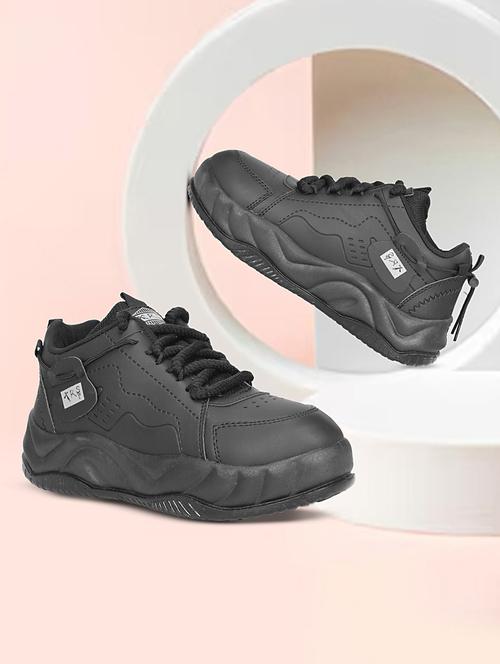 men black lace up casual shoes - 21979070 - Very Small Image - 1