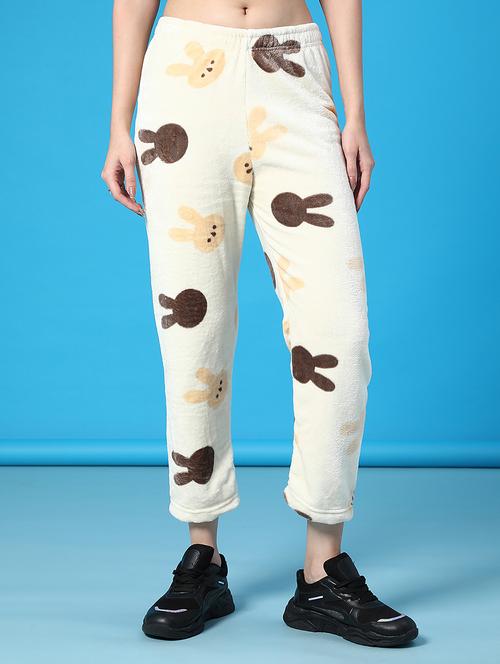 women printed mid rise winter wear pyjama - 21979677 - Very Small Image - 1