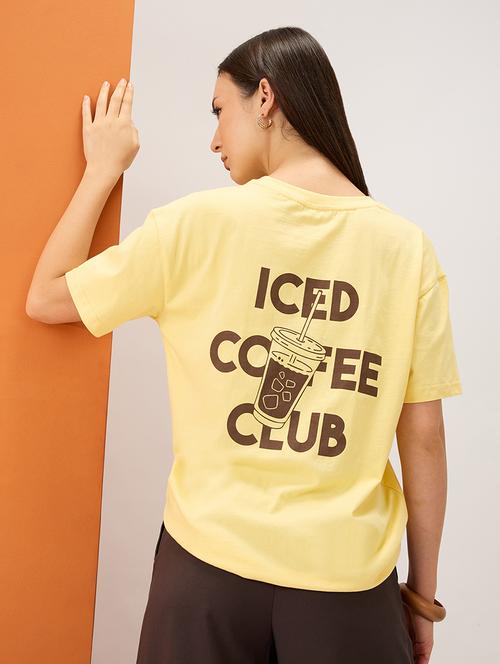 women printed short sleeve oversized t-shirt - 21980191 - Very Small Image - 1