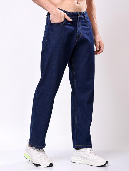 men blue mid rise full length jeans - 21980962 - Very Small Image - 1