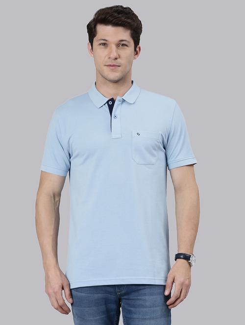 men solid short sleeve regular fit polo t-shirt - 21981869 - Very Small Image - 1