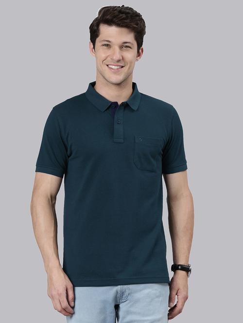 men solid short sleeve regular fit polo t-shirt - 21981870 - Very Small Image - 1