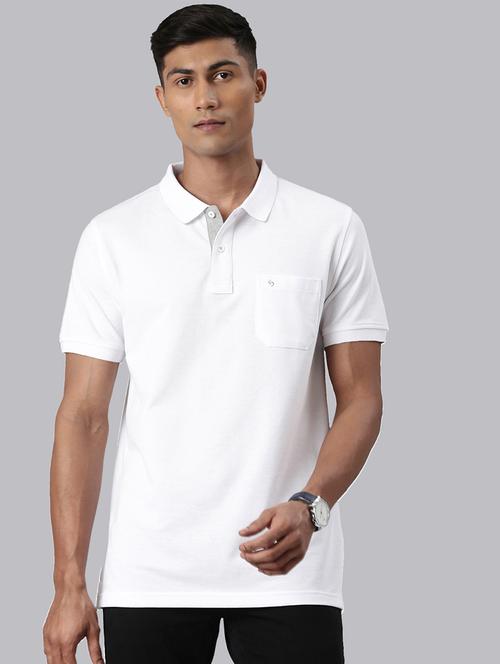 men solid short sleeve regular fit polo t-shirt - 21981875 - Very Small Image - 1
