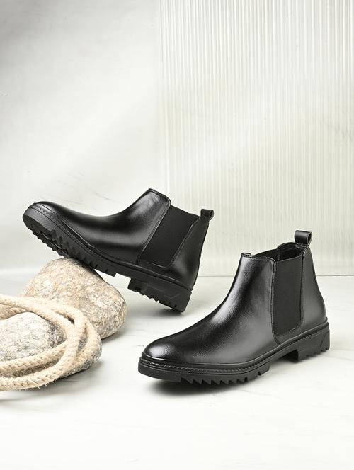 men black high ankle boot - 21983060 - Very Small Image - 1