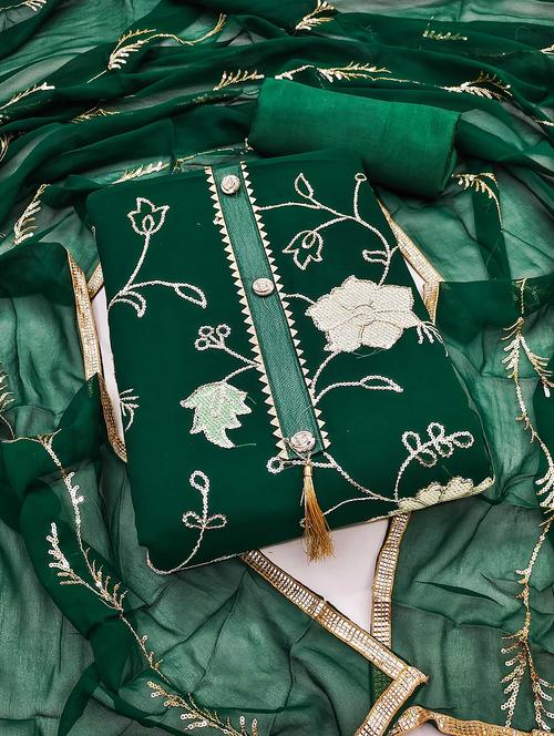 women floral embroidered unstitched suit set - 21983389 - Very Small Image - 1