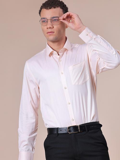 Men Solid Collared Long Sleeve Shirt - 21983529 - Very Small Image - 1