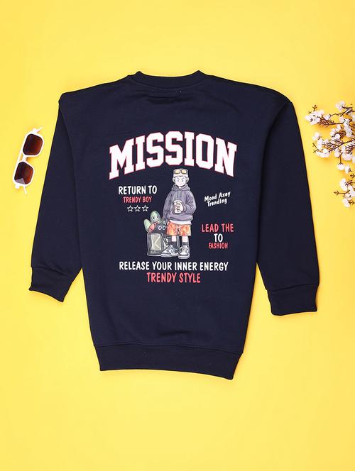 boys printed long sleeve sweatshirt - 21983582 - Very Small Image - 1